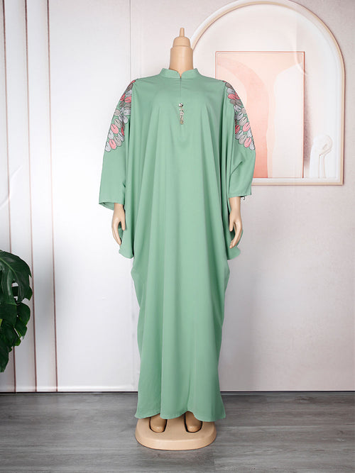 HDAfricanDress Kaftan Dubai Abaya Turkey Muslim Dress Elegant African Dresses For Women 602