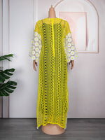 HDAfricanDress African Dresses For Women 2023 New Dashiki Ankara Lace Gown Kaftan Long Dress 603