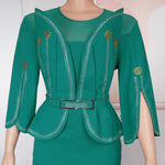 HDAfricanDress Elegant African Dresses For Women Dashiki Ankara Outfits Robe 2023 Plus Size Office Lady 605