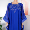 HDAfricanDress 2023 Summer Chiffon Dresses African Women Plus Size Two Piece Set Elegant Long Sleeve 607