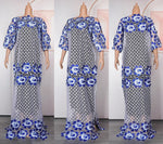 HDAfricanDress Elegant African Dresses For Women Dashiki Wedding Party Gown Muslim Kaftan Maxi Dress 505