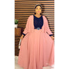 HDAfricanDress 2023 Summer African Dresses For Woman Dubai Turkey Long Sleeve Plus Size Chiffon Dress 601