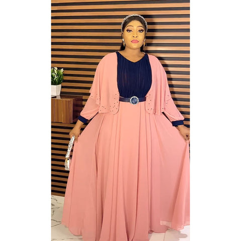 HDAfricanDress 2023 Summer African Woman Turkey Chiffon Dress –  hdafricandress