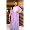 HDAfricanDress 2023 Summer African Dresses For Woman Dubai Turkey Long Sleeve Plus Size Chiffon Dress 6013