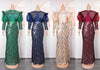 HDAfricanDress Luxury African Party Long Dresses For Women 2023 New Dashiki Ankara Evening Robe 109