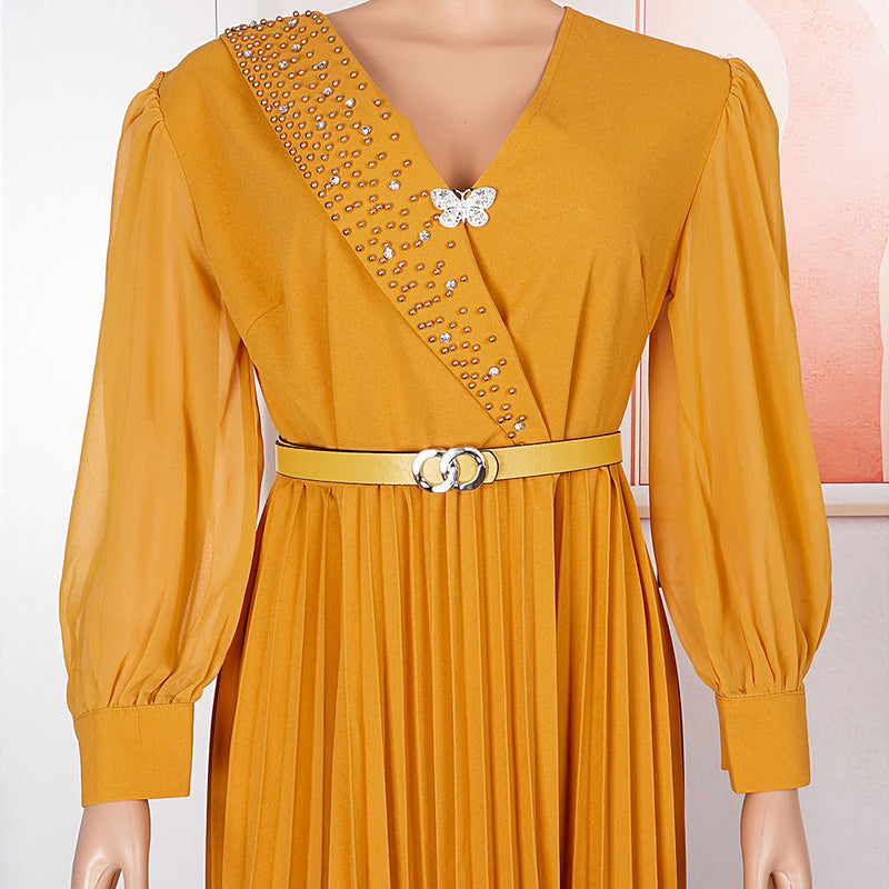 HDAfricanDress Elegant African Dresses For Women Plus Size Turkey Dashiki Ankara Robe Africa Clothing 605