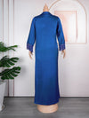 HDAfricanDress African Dresses For Women Dashiki Ankara Tassel Long Maxi Dress Traditional Large Size 604