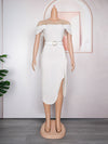 HDAfricanDress 2023 Summer Evening Dresses For Women African Turkey Wedding Party Gown Dashiki Femme 6014