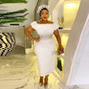 HDAfricanDress Elegant African Dresses For Women Off Shoulder Plus Size Wedding Party Long Dress Ankara 601