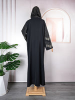 HDAfricanDress Kaftan Muslim Cardigan Abayas Dresses For Women 2023 Robe Femme Caftan Turkish Clothes 604