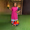 HDAfricanDress African Dresses For Women 2023 Short Sleeve Loose Maxi Dress Dashiki Ankara Print Outfits 6010