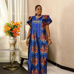 HDAfricanDress African Dresses For Women Traditional Dashiki Ankara Outfits Muslim Kaftan Dress 2023 6010