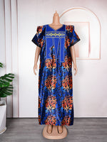 HDAfricanDress African Dresses For Women Traditional Dashiki Ankara Outfits Muslim Kaftan Dress 2023 6011