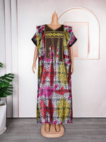 HDAfricanDress African Dresses For Women Traditional Dashiki Ankara Outfits Muslim Kaftan Dress 2023 6015