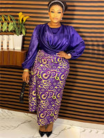 HDAfricanDress African Women 2PCS Set Top And Skirt Suits Dashiki Ankara Print Outfits Party Dress 2023 101