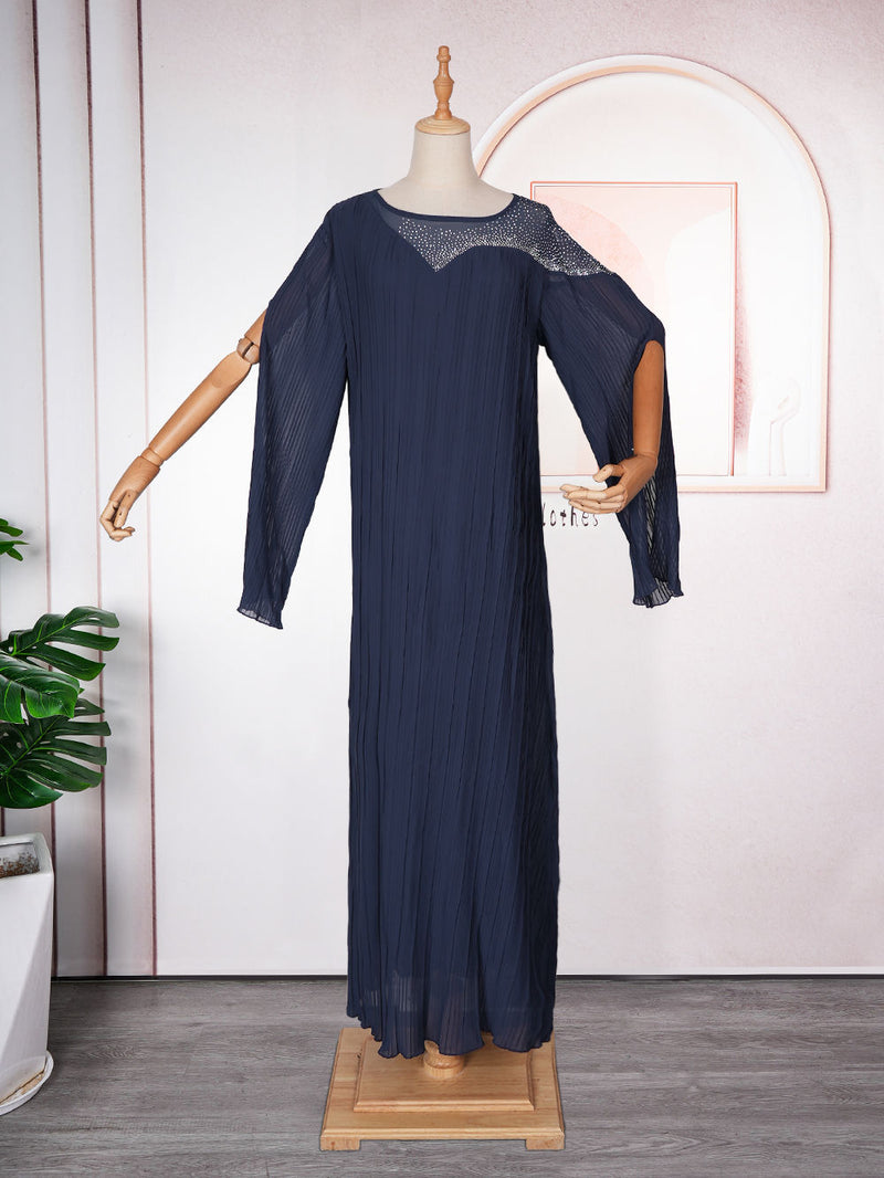 HDAfricanDress Elegant African Dresses For Women Muslim Boubou Abayas Robe Dashiki Ankara Maxi Dress 603