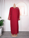 HDAfricanDress Elegant African Dresses For Women Muslim Boubou Abayas Robe Dashiki Ankara Maxi Dress 608