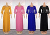 HDAfricanDress Elegant African Dresses For Women 2023 Autumn Wedding Party Long Dress Ankara Robe 607