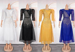 HDAfricanDress African Dresses For Women Plus Size Dashiki Ankara Turkey Outfits Elegant Wedding Party Dress 608