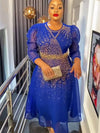 HDAfricanDress African Dresses For Women Plus Size Dashiki Ankara Turkey Outfits Elegant Wedding Party Dress 6013
