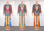 HDAfricanDress Elegant African Dresses For Women Plus Size Evening Party Long Dress Ankara New Arrivals 607