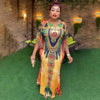HDAfricanDress Elegant African Dresses For Women Plus Size Evening Party Long Dress Ankara New Arrivals 6010