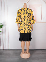 HDAfricanDress Elegant African Dresses For Women Print Clothing Plus Size Evening 2023 Party Dress 604