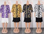 HDAfricanDress Elegant African Dresses For Women Print Clothing Plus Size Evening 2023 Party Dress 607