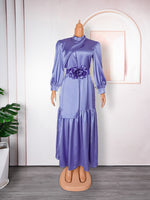 HDAfricanDress Plus Size African Party Dresses For Women Dashiki Ankara Elegant Turkey Maxi Dress 2023 102