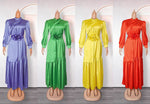 HDAfricanDress Plus Size African Party Dresses For Women Dashiki Ankara Elegant Turkey Maxi Dress 2023 109