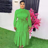 HDAfricanDress Plus Size African Party Dresses For Women Dashiki Ankara Elegant Turkey Maxi Dress 2023 1010