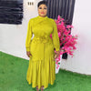 HDAfricanDress Plus Size African Party Dresses For Women Dashiki Ankara Elegant Turkey Maxi Dress 2023 1012