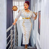 HDAfricanDress Elegant African Dresses For Women 2023 New Africa Clothing Turkey Wedding Party Dress 6013