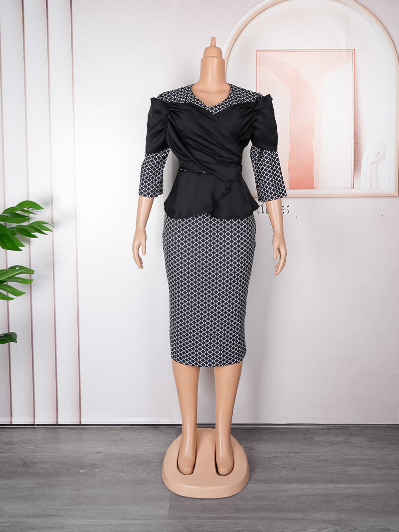 HDAfricanDress African Women Office Lady Party Slim Dress hdafricandress HDAfricanDress African Women Office Lady Party Slim Dress hdafricandress