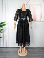 HDAfricanDress Elegant African Dresses For Women Plus Size Turkey Party Dashiki Ankara Lace Outfits Robe 609