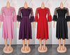 HDAfricanDress Plus Size African Party Dresses For Women 2024 New Ankara Lace Muslim Maxi Dress 608