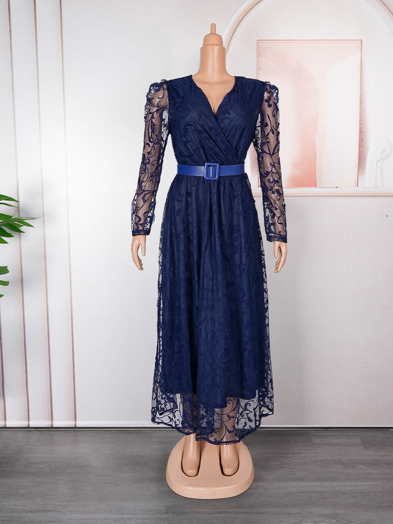 HDAfricanDress African Women 2024 Lace Elegant Turkey Dress – hdafricandress