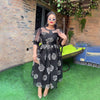 HDAfricanDress Plus Size African Party Dresses For Women 2024 New Kaftan Print Maxi Long Dress 601