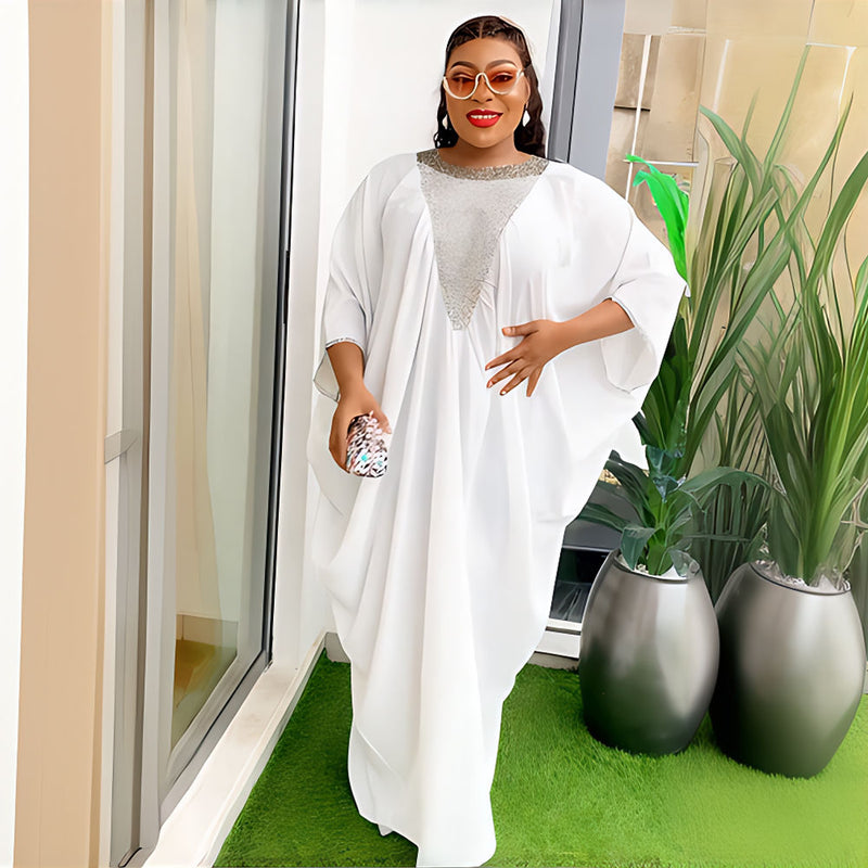 HDAfricanDress Abayas For Women Dubai Luxury African Muslim Fashion Dress 2024 Caftan Boubou Robe 101