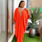 HDAfricanDress Abayas For Women Dubai Luxury African Muslim Fashion Dress 2024 Caftan Boubou Robe 113