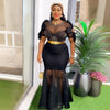 HDAfricanDress African Party Dresses For Women Dashiki Ankara Evening Gown Bodycon Maxi Long Dress 603
