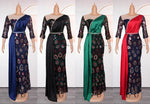 HDAfricanDress African Party Long Dresses For Women 2024 Dashiki Ankara Sequin Evening Turkey Outfits 107