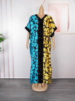 HDAfricanDress African Dresses For Women Muslim Sequin Kaftan Abayas Dashiki 2024 Ankara Evening Gown 5012