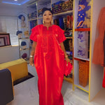 HDAfricanDress African Dresses For Women Dashiki Ankara Abayas Robe Muslim Kaftan Maxi Dress 2024 609