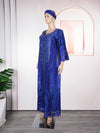 HDAfricanDress African Dress For Women 2024 Embroidery Bazin Riche Ankara Ramadan Wedding Party Clothing 103