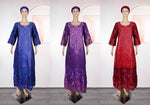 HDAfricanDress African Dress For Women 2024 Embroidery Bazin Riche Ankara Ramadan Wedding Party Clothing 108