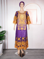 HDAfricanDress African Dresses For Women Bazin Riche Embroidery Dress Ankara Robe 2024 New Arrivals 102