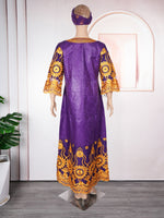 HDAfricanDress African Dresses For Women Bazin Riche Embroidery Dress Ankara Robe 2024 New Arrivals 104