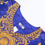 HDAfricanDress African Dress For Women Embroidery Blue Bazin Riche 2024 Boubou Ankara Dashiki Clothing 106