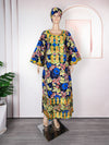 HDAfricanDress African Dresses For Women Ankara Robe Ramadan 2024 Traditional Dashiki Maxi Clothes 114